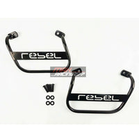 SIDE SADDLE BAG SUPPORT CARRY RACK TWIN FIT HONDA REBEL CMX 300 500 2017-2025