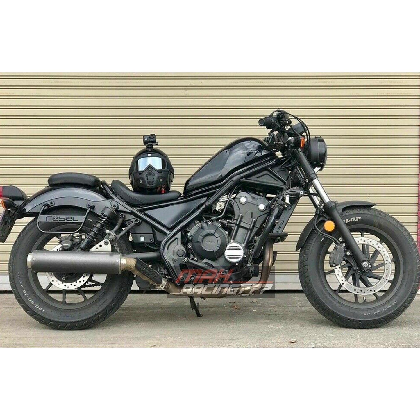 SIDE SADDLE BAG SUPPORT CARRY RACK TWIN FIT HONDA REBEL CMX 300 500 2017-2025