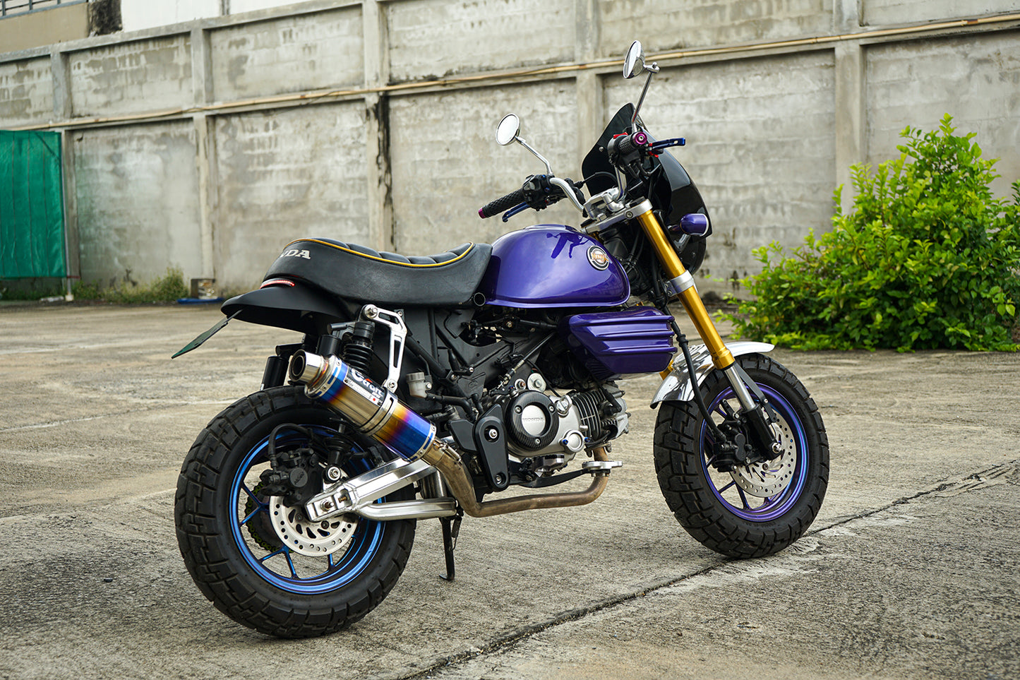 REAR FENDER BLACK + TAIL LIGHT LED FIT FOR HONDA MONKEY125 Z125 2018-2025