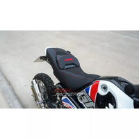 REPLACEMENT DUAL CARBON SEAT STITCH BLACK FIT FOR HONDA GROM125 2021-2025