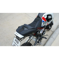 REPLACEMENT DUAL CARBON SEAT STITCH BLACK FIT FOR HONDA GROM125 2021-2025