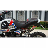 REPLACEMENT DUAL CARBON SEAT STITCH BLACK FIT FOR HONDA GROM125 2021-2025
