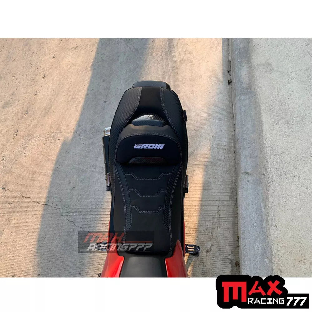 REPLACEMENT DUAL CARBON SEAT STITCH BLACK FIT FOR HONDA GROM125 2021-2025