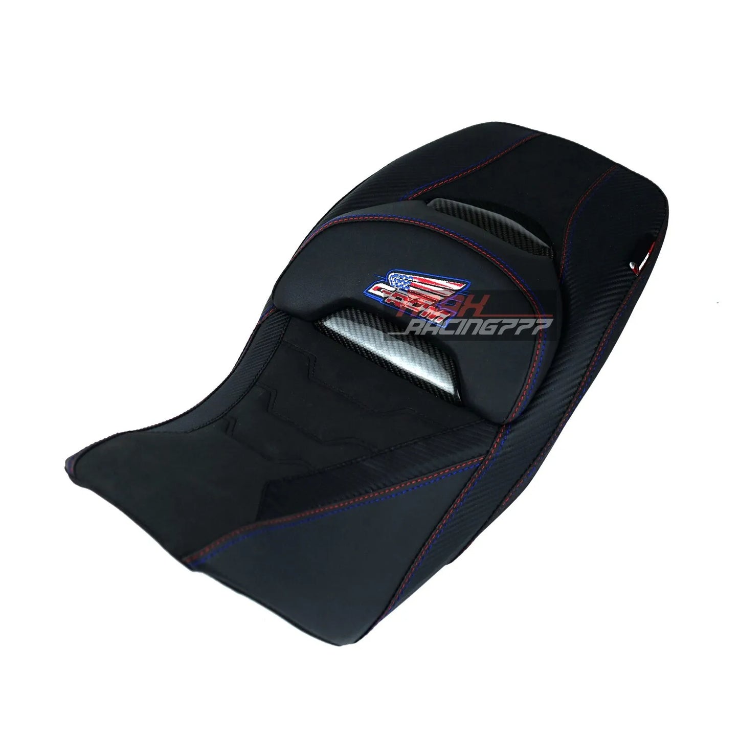 REPLACEMENT DUAL CARBON SEAT STITCH BLACK FIT FOR HONDA GROM125 2021-2025