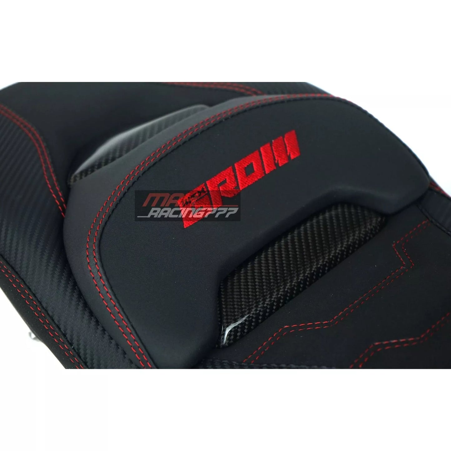 REPLACEMENT DUAL CARBON SEAT STITCH BLACK FIT FOR HONDA GROM125 2021-2025