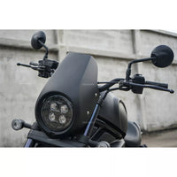 HEADLIGHT COVER MASK WINDSCREEN BLACK FOR HONDA REBEL CMX 1100 2021-2025
