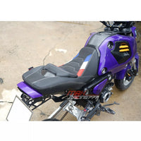 REPLACEMENT DUAL CARBON SEAT STITCH BLACK FIT FOR HONDA GROM125 2021-2025